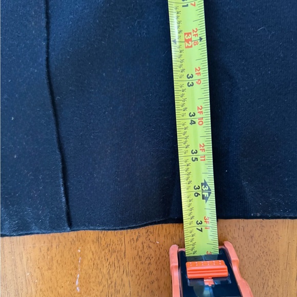 Altuzarra Black Pencil Viscose Blend Skirt with Silver Hook & Eye Details Size M - Picture 9 of 10